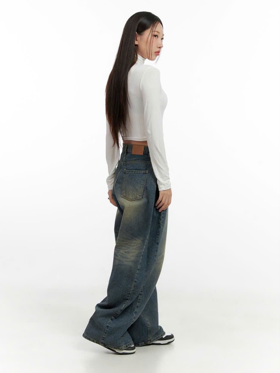 Quần Jean Nữ Straight Basic Cổ Điển