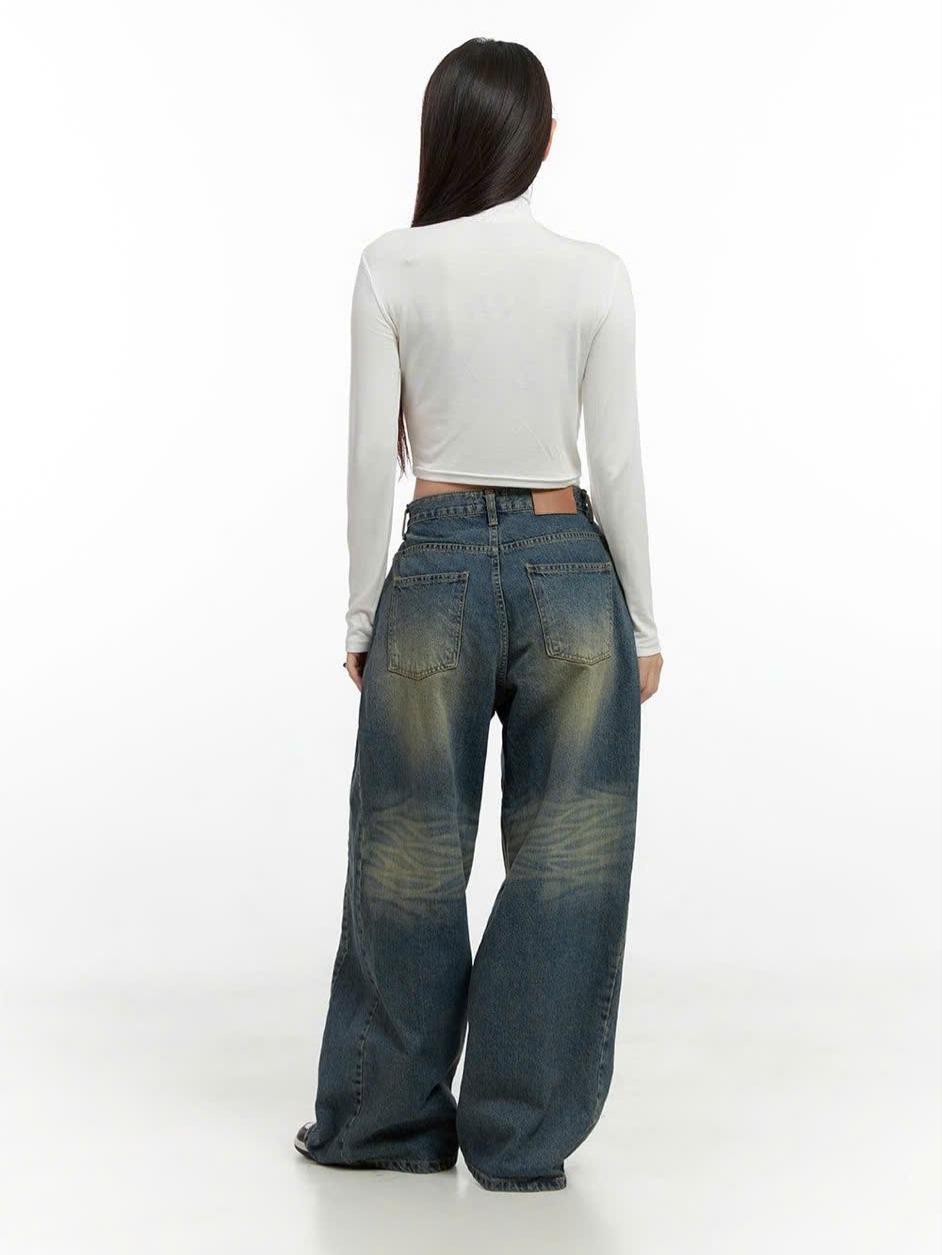 Quần Jean Nữ Straight Basic Cổ Điển