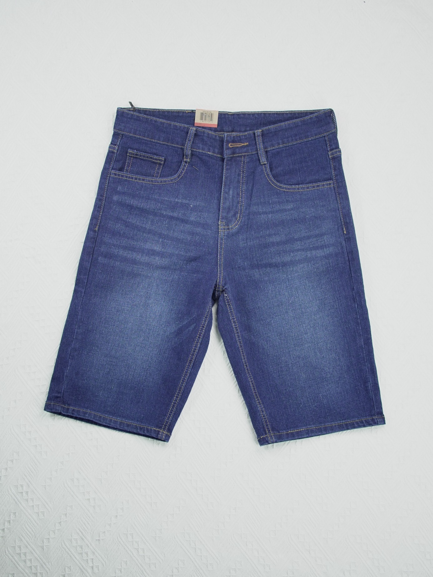 Classic Blue Slim-Fit Shorts