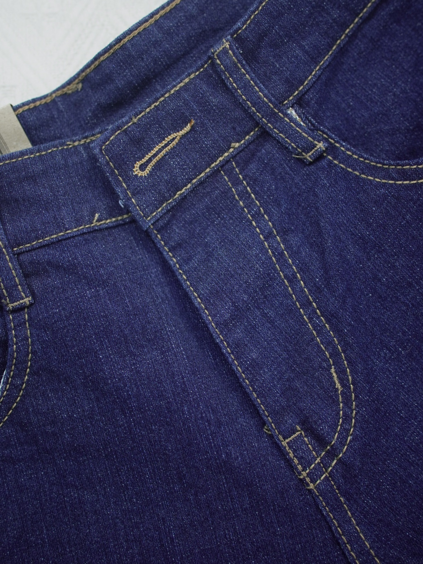 Raw Indigo Straight Shorts