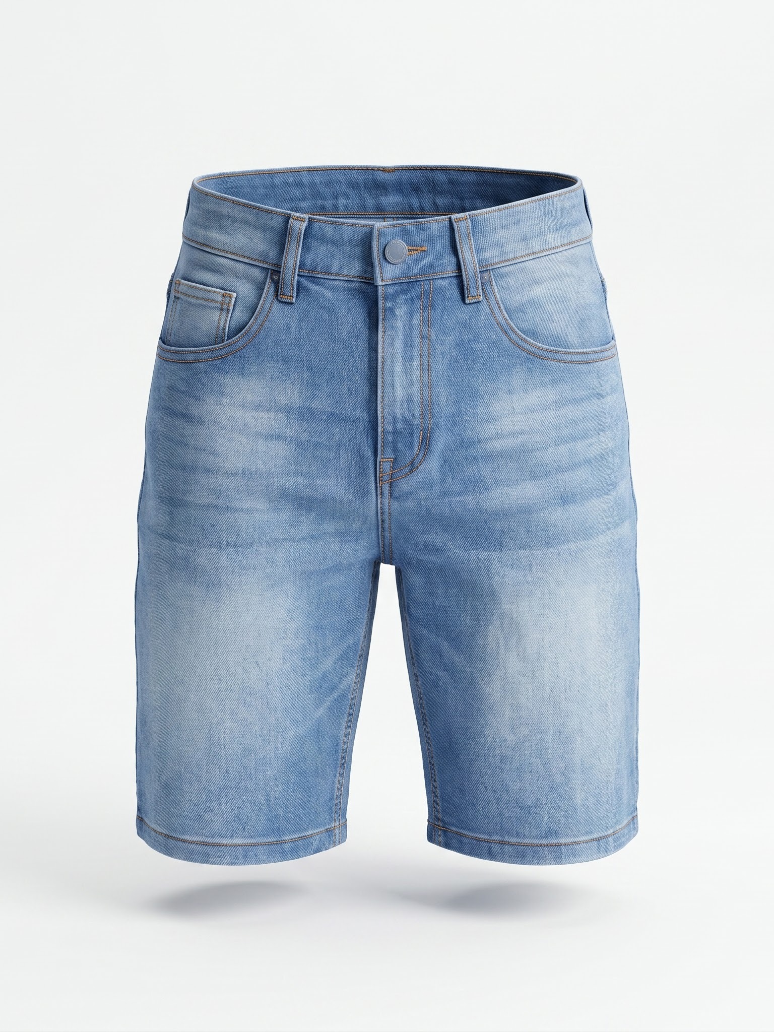 Basic Medium Wash Shorts