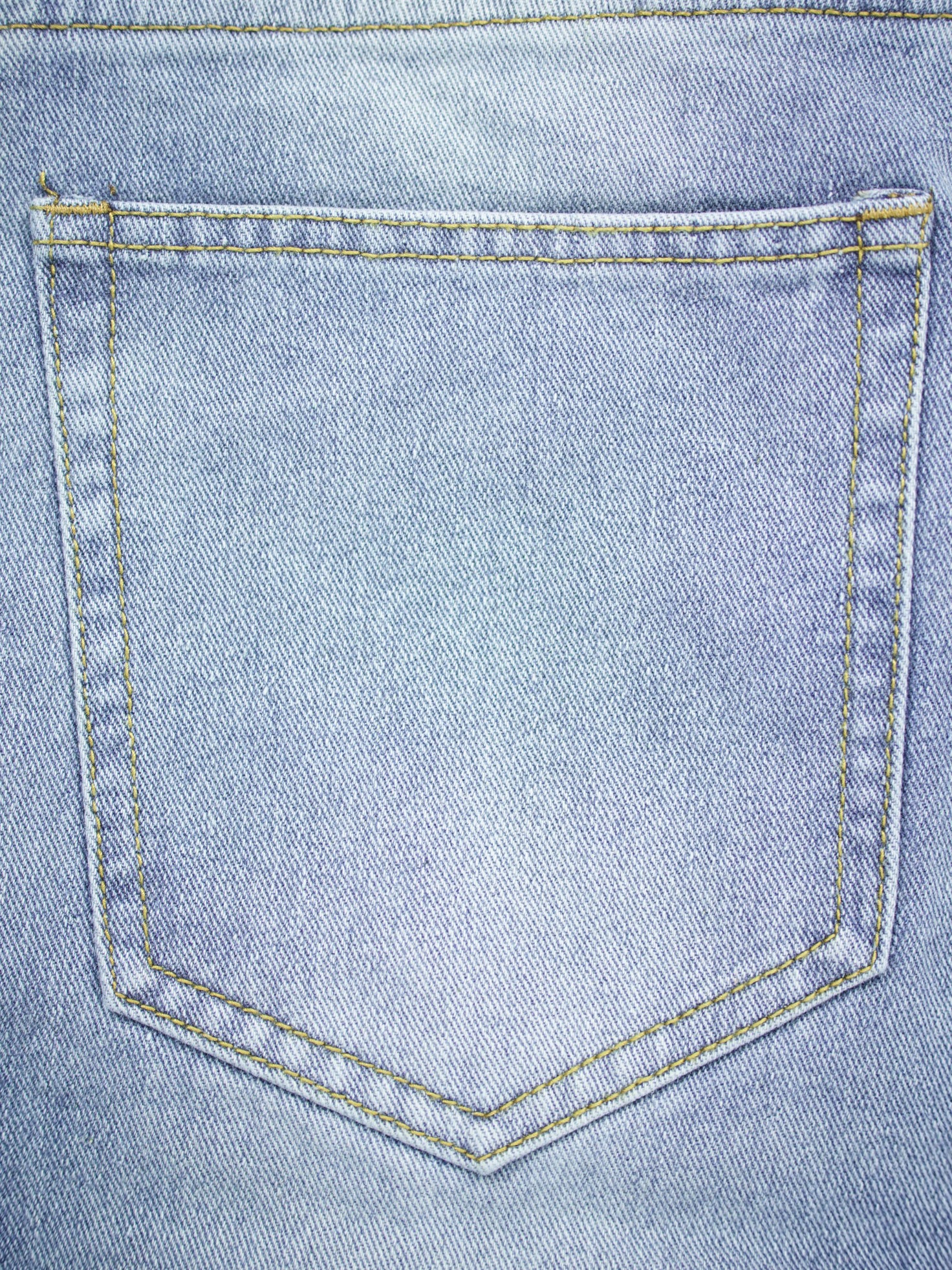 Light Blue Patchwork Jorts