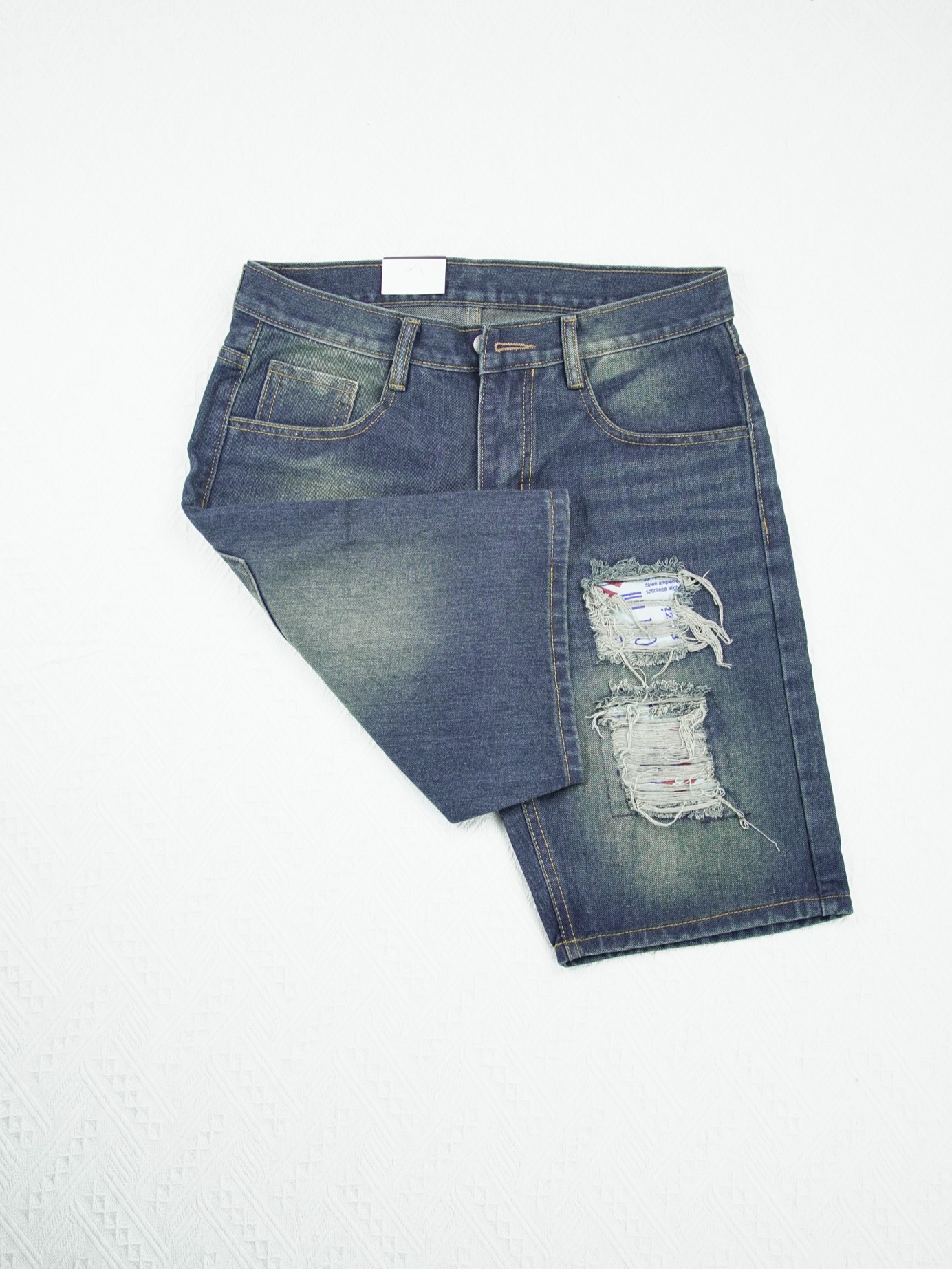 Dirty Wash Patchwork Jorts
