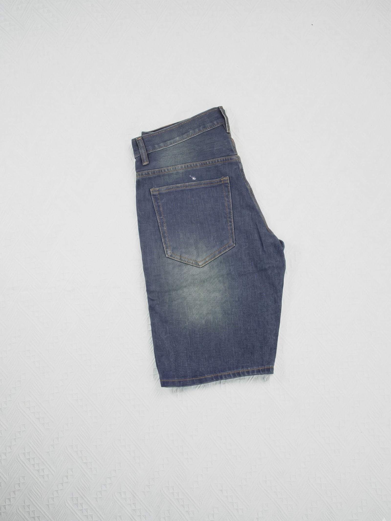 Retro Wave-Stitch Shorts