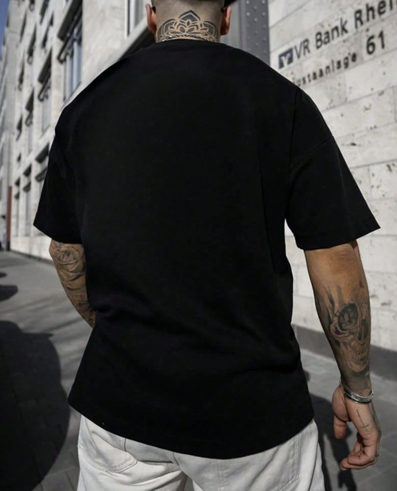 Áo Thun Oversized Cổ Tròn