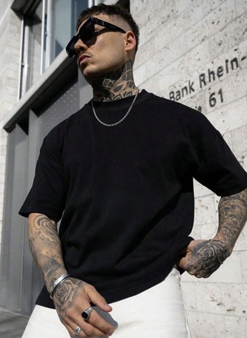 Áo Thun Oversized Cổ Tròn